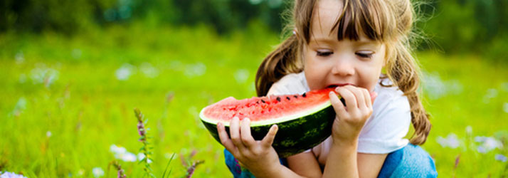 Chiropractic Galloway NJ Happy Child Eating Watermelon